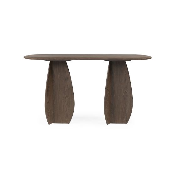 Console/Writing Desk Noku 150 cm, Dark Walnut