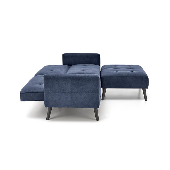 Convertible Sofa CORNELIUS with Corner Sofa Function Blue (1p=1pcs)