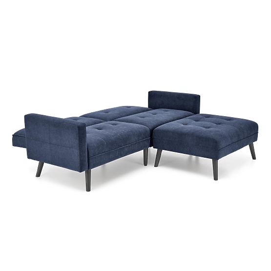 Convertible Sofa CORNELIUS with Corner Sofa Function Blue (1p=1pcs)