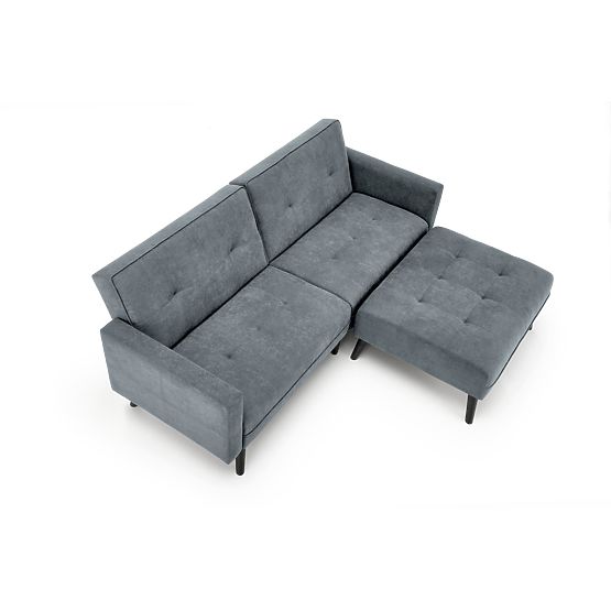Convertible Sofa CORNELIUS with Corner Sofa Function Grey (1p=1pc)
