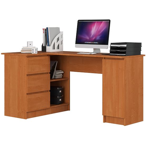 CORNER DESK B20 CLP LEFT-SIDED ALDER