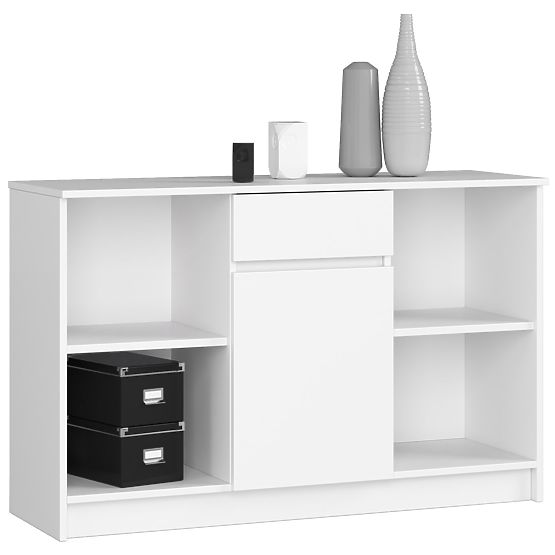 CORNER DESK SET B-17 WITH CABINET AND WHITE DESK
