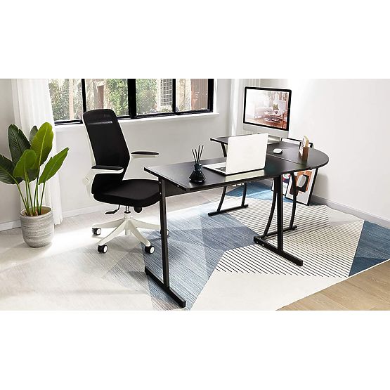 Corner Gaming Office Desk LOFT School Desk Black
