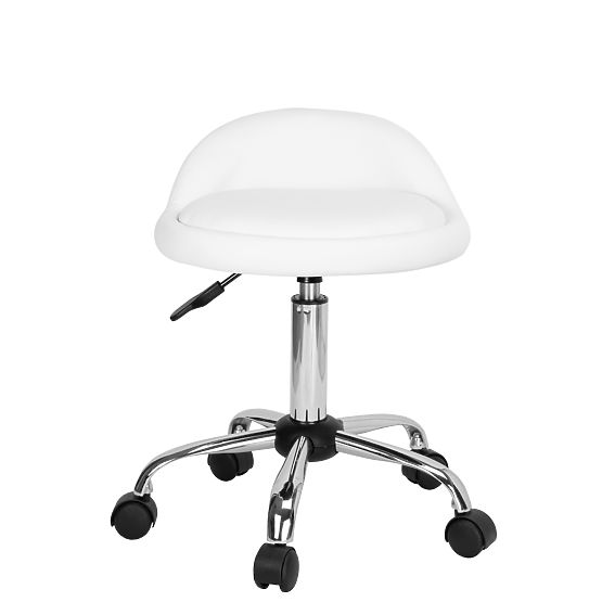 Cosmetic Hairdressing Stool LOMO White