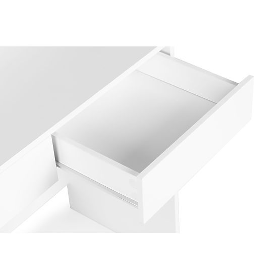 Cosmetic Vanity Table with Mirror and LED Lighting 3 Brightness Settings ModernHome