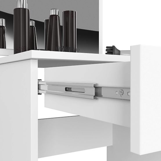 COSMETIC VANITY TABLE WITH MIRROR P-2/SL 500x600 RIGHT PK WHITE