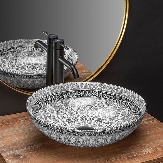 Countertop Basin Rea Arte Dark Gray