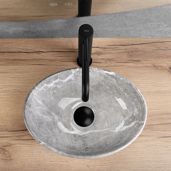 Countertop Washbasin Rea Sofia Mini Grigio