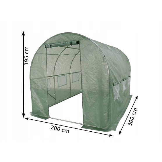 Cover for Foil Tunnel Garden Greenhouse 2x3 m