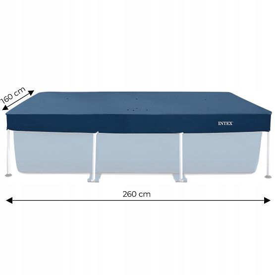 Cover Tarp Pad for Frame Pool 2.6x1.6m Intex 28036