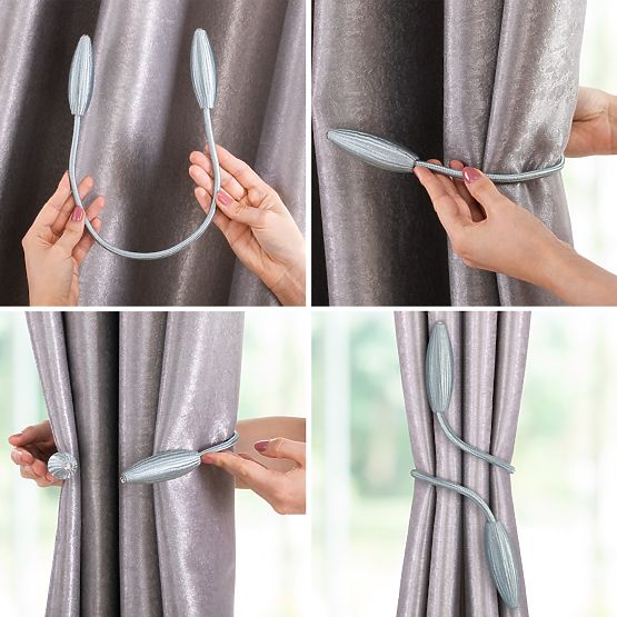 Curtains - Accessories BRAMPTON Lilac Color ameliahome