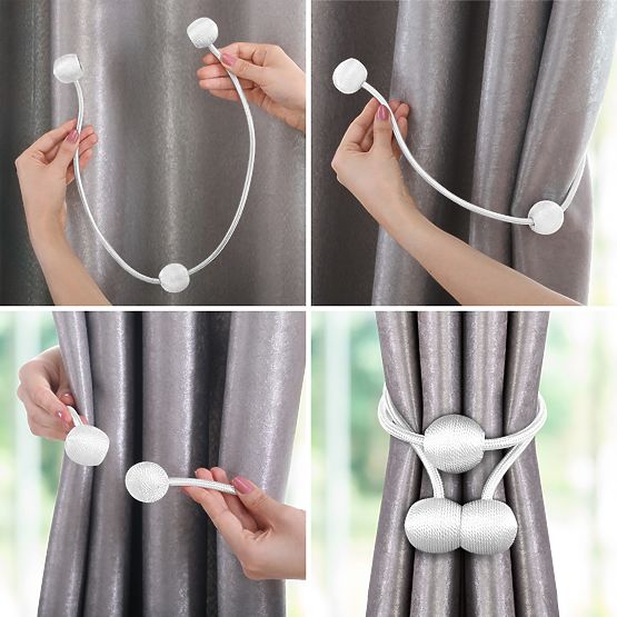 Curtains - Accessories MONTREAL color light blue ameliahome