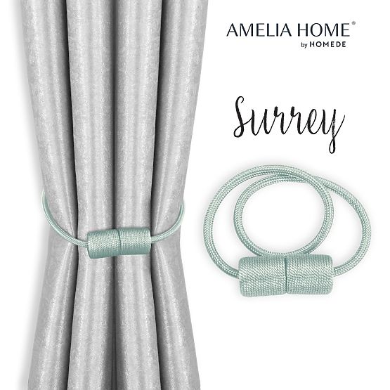 Curtains - Accessories SURREY Color Light Blue ameliahome