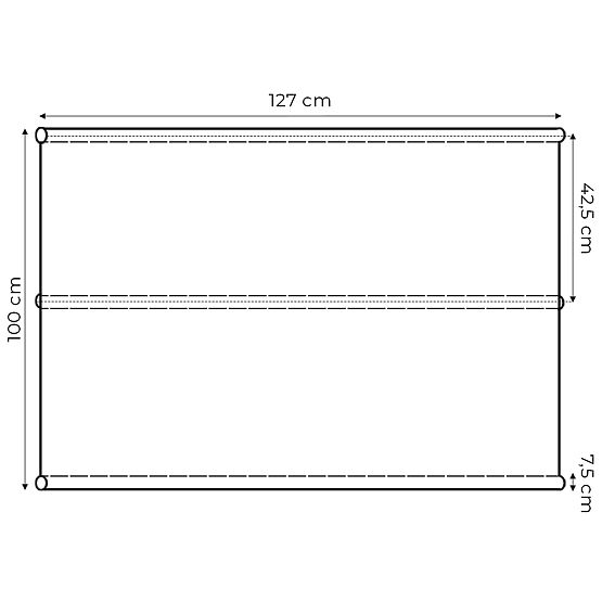 Cushion for Garden Swing 127x100 cm Beige MultiGarden