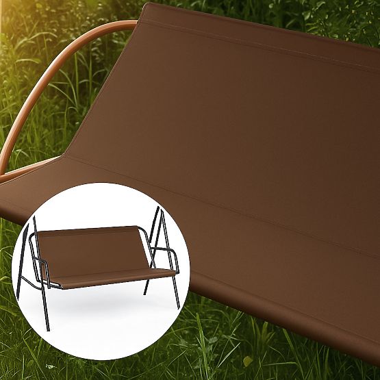 Cushion for Garden Swing 127x100 cm Brown MultiGarden