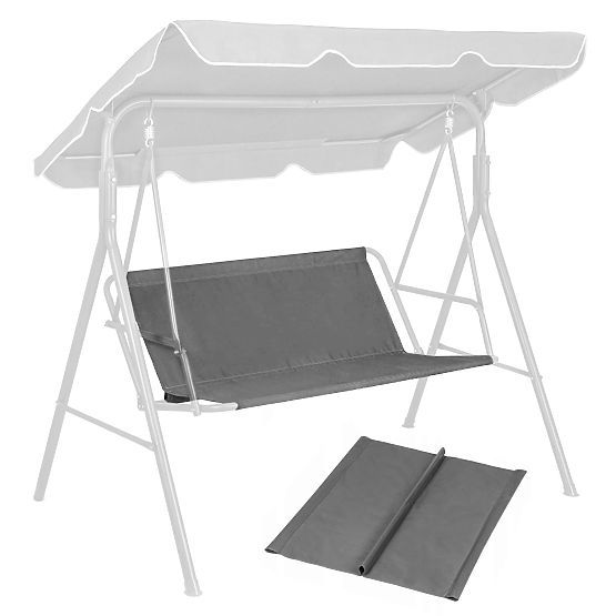 Cushion for Garden Swing 127x100 cm Grey MultiGarden