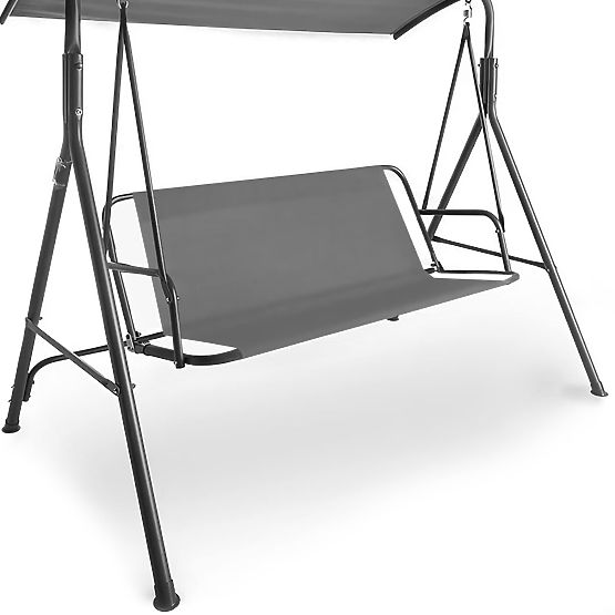 Cushion for Garden Swing 127x100 cm Grey MultiGarden
