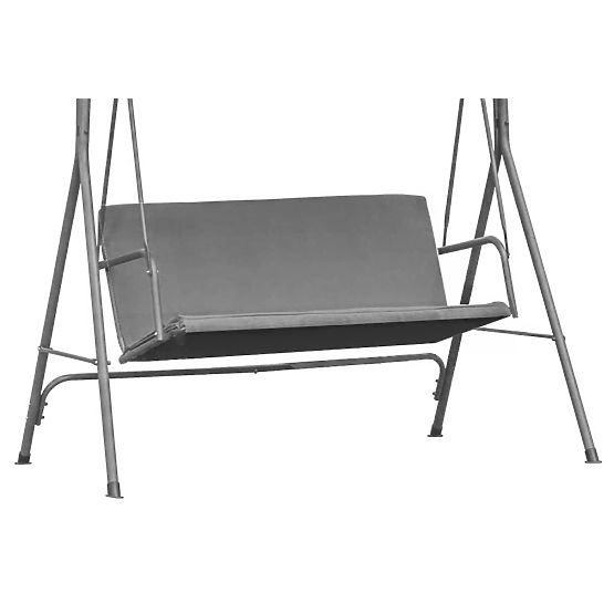 Cushion for Garden Swing 127x100 cm Grey MultiGarden