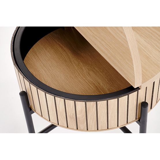 DANTE set of 2 benches, natural/black (1p=1set)