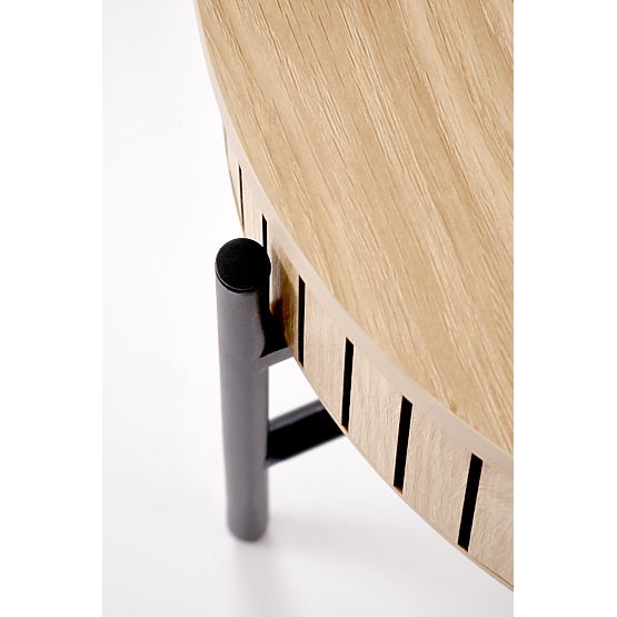 DANTE set of 2 benches, natural/black (1p=1set)