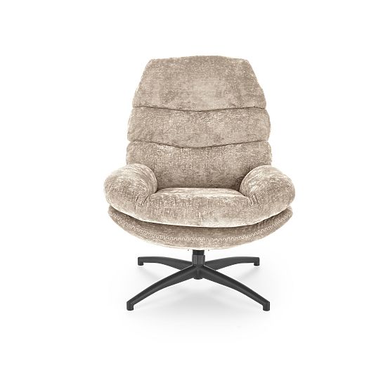 DARIO Recliner Chair with Footrest and Rocking Function, Beige (1p=1pc)