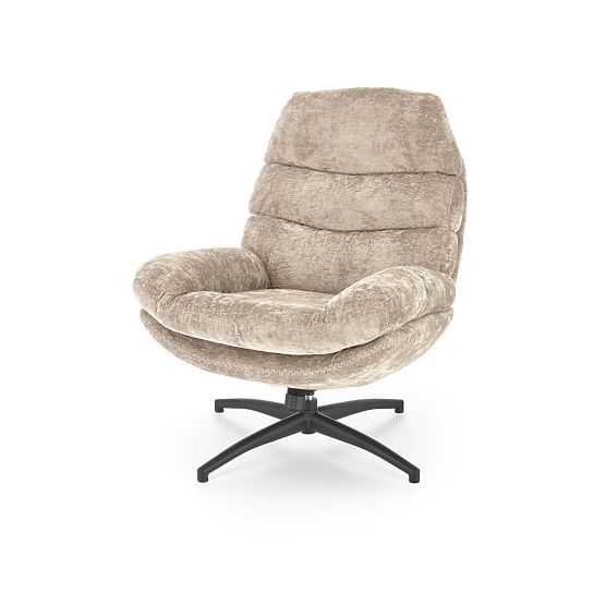 DARIO Recliner Chair with Footrest and Rocking Function, Beige (1p=1pc)