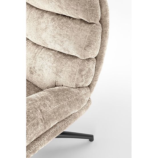 DARIO Recliner Chair with Footrest and Rocking Function, Beige (1p=1pc)