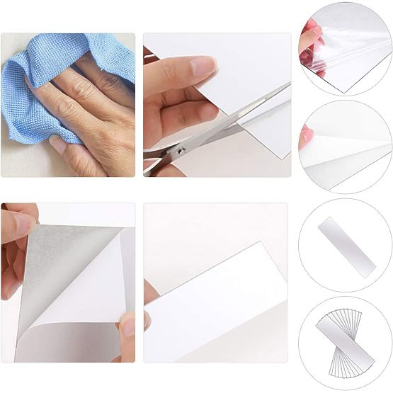 Decorative Acrylic Mirror Oblong 20 cm