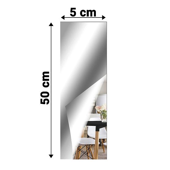 Decorative Acrylic Mirror Oblong 50 cm