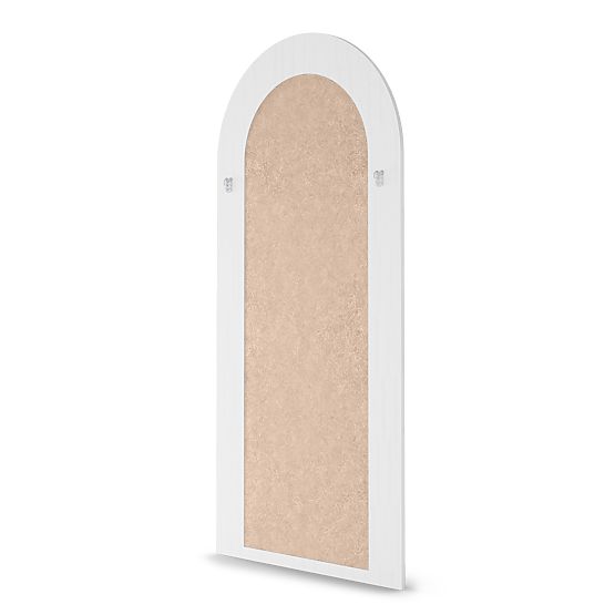 Decorative Hanging Mirror Giovanni 170x80 cm, White, Rounded