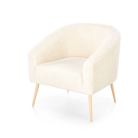 Design armchair GRIFON - cream