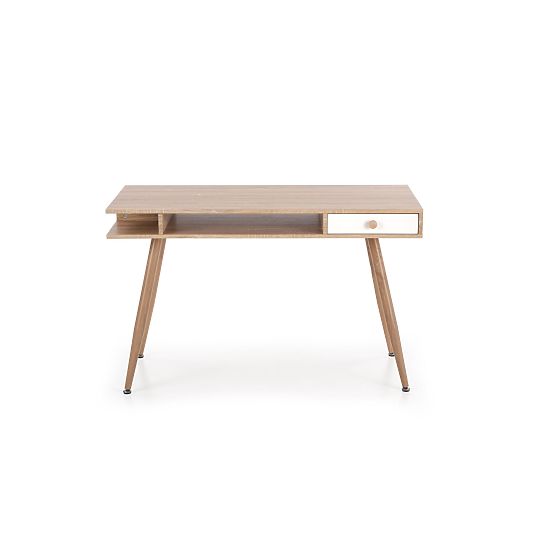 Desk B34 - White/Sonoma Oak