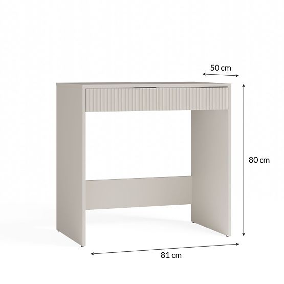 WRITING DESK WITH 2 DRAWERS MARINA 2S SERIES: MARINA