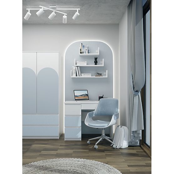 Desk Mijas LEFT ARTESO BLUE Blue