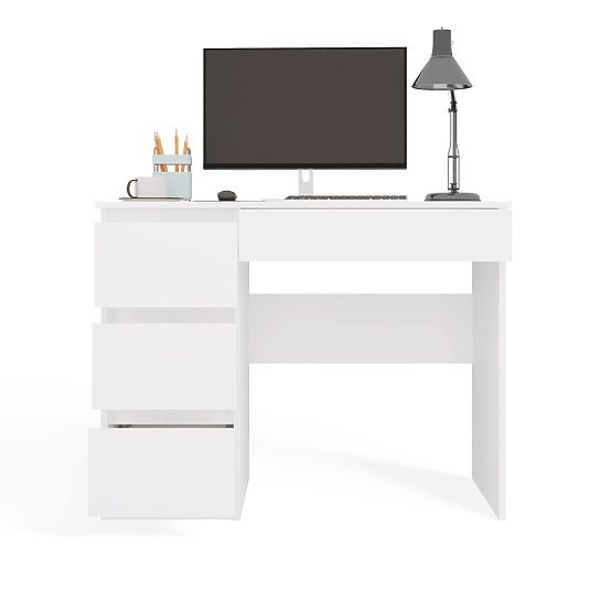 Desk Mijas LEFT WHITE
