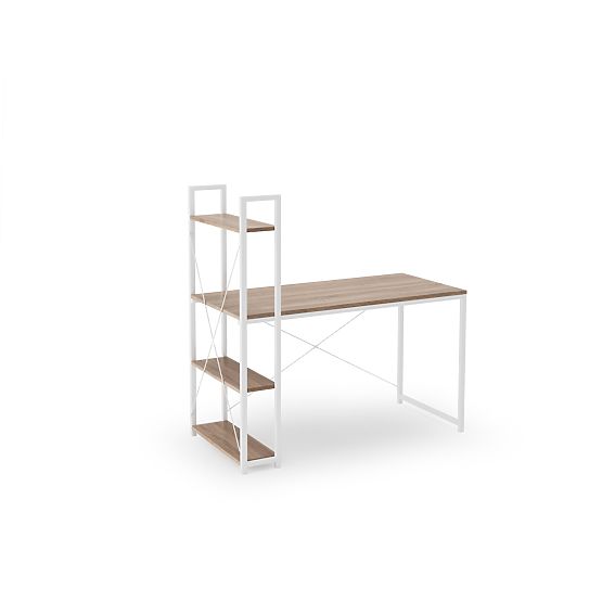Desk NARVIK B1 White/Sonoma Oak