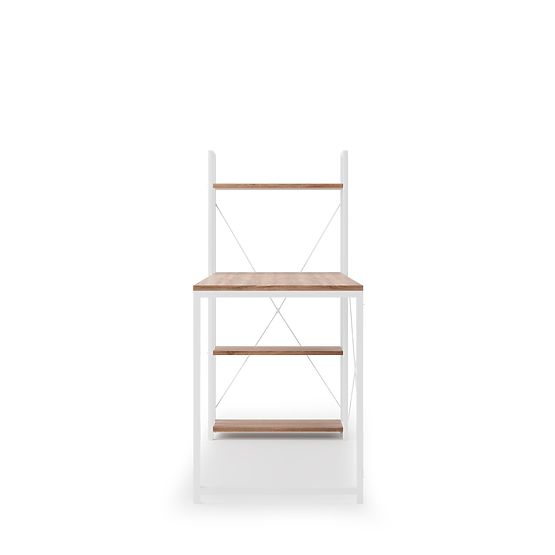 Desk NARVIK B1 White/Sonoma Oak