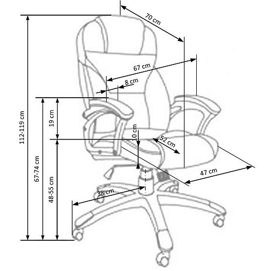 DESMOND Office Chair Black