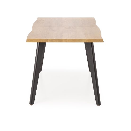 DICKSON 2 Extendable Table 150-210/90 cm, Top - Natural, Legs - Black (2p=1pc)