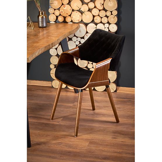 DICKSON Extendable Table 120-180/80 cm, Top - Natural, Legs - Black (2p=1pc)