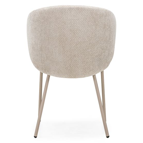 Dining Chair Adrano, Light Beige/Beige Legs