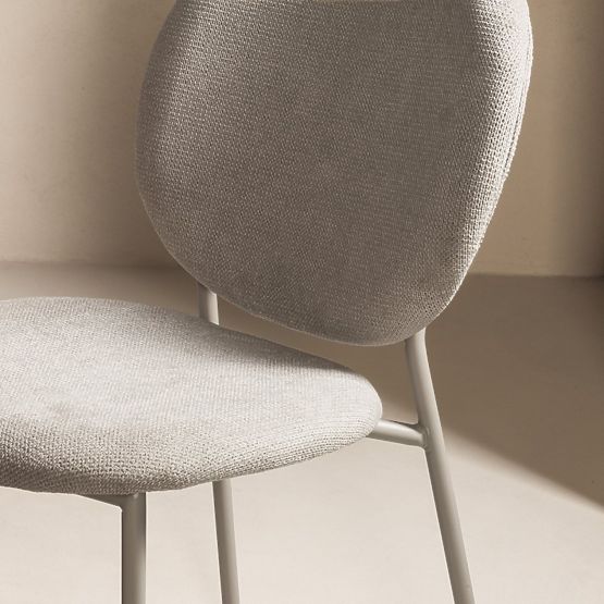 Dining Chair Alexa, Light Brown/Beige Legs