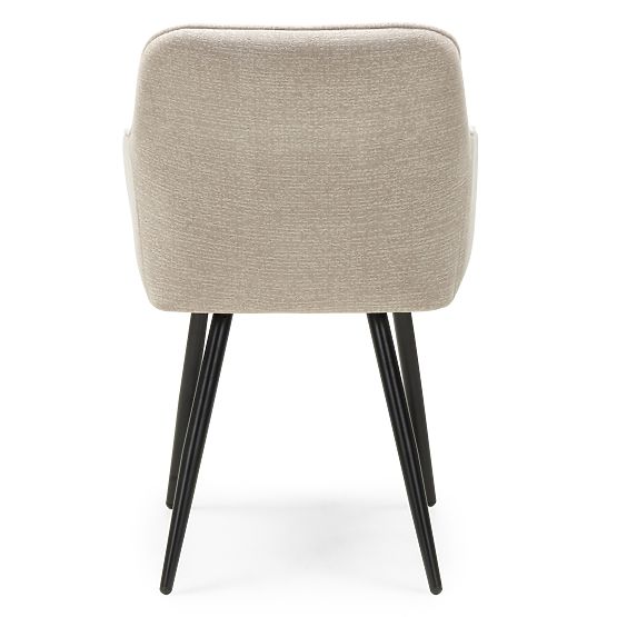 Dining Chair Berisso, Cappuccino/Black Legs