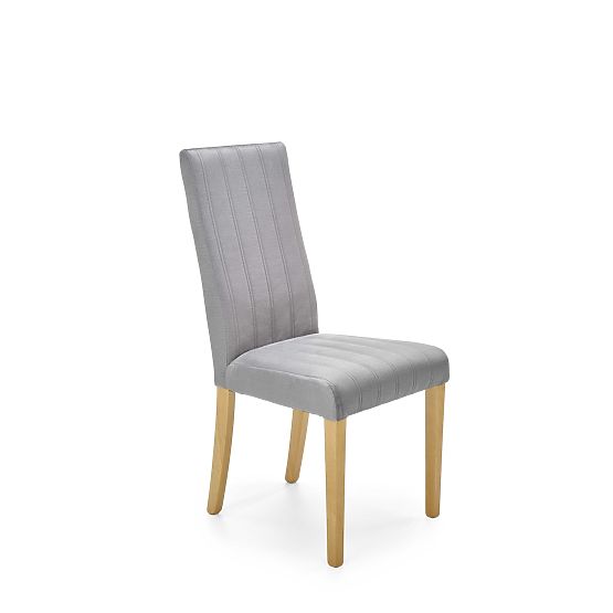 Dining Chair DIEGO 3 - Light Grey/Natural