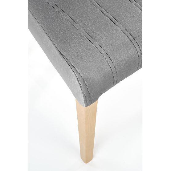 Dining Chair DIEGO 3 - Light Grey/Natural