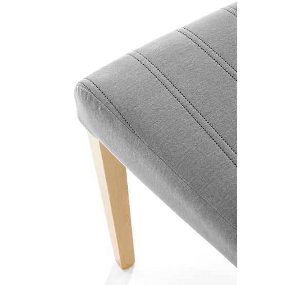 Dining Chair DIEGO 3 - Light Grey/Natural