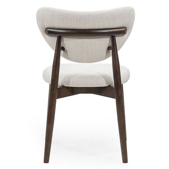 Dining Chair Domenico Beige/Walnut