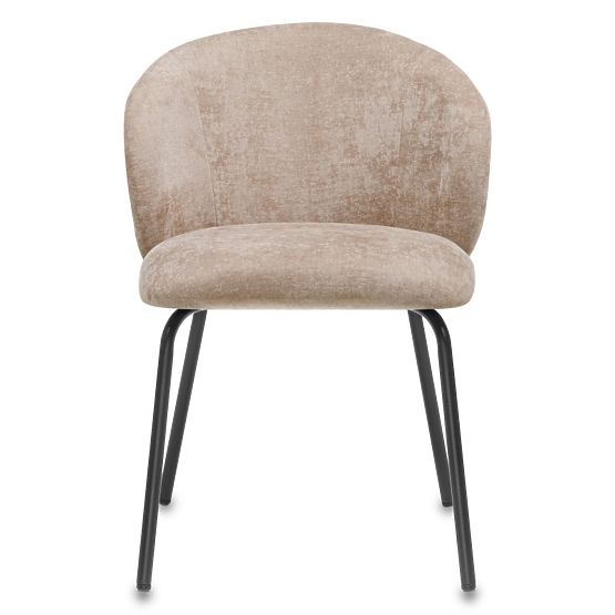 Dining Chair Larisa, Brown/Black Legs