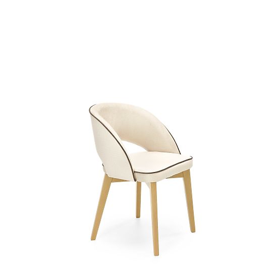 Dining Chair MARINO - Honey Oak/Cream