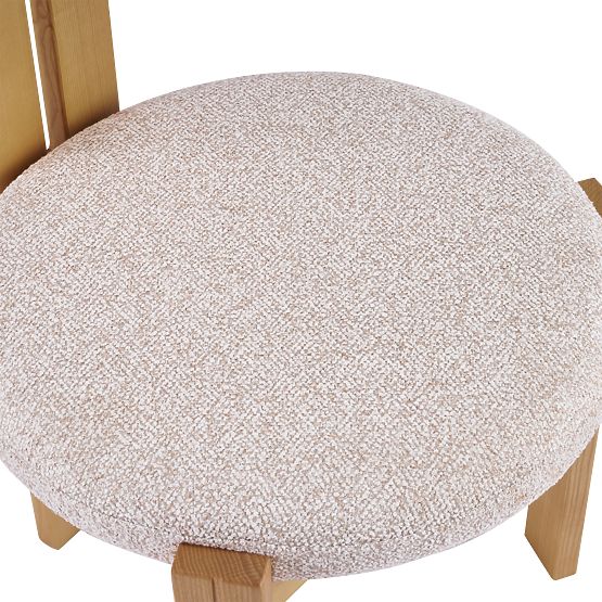 Dining Chair Matteo, Beige-Cream/Natural